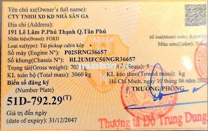 RANGER XLS 2.0L 2022 AT 1 CẦU 41000KM BẢO HÀNH1NAM