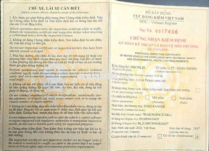 RANGER XLS 2.0L 2022 AT 1 CẦU 41000KM BẢO HÀNH1NAM