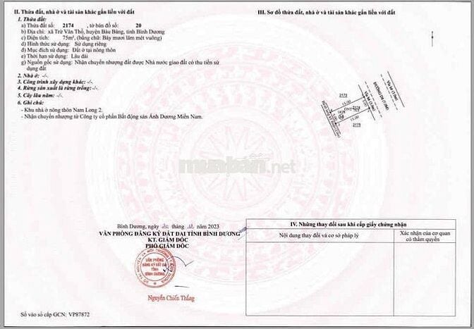 Đất thổ cư-75m2- Phúc An Garden