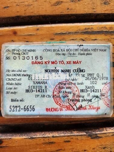 Yamaha Sirius Thái Biển Số 52T2-6656