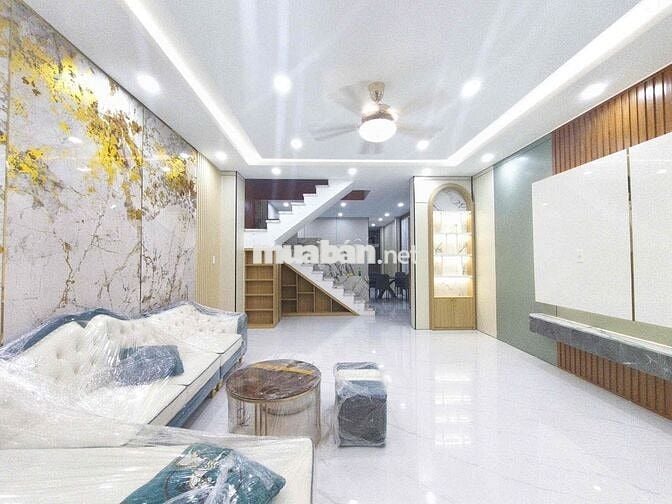 Bán nhà 3 tầng mới xây đường Hoàng Đình Ái, thiết kế hiện đại