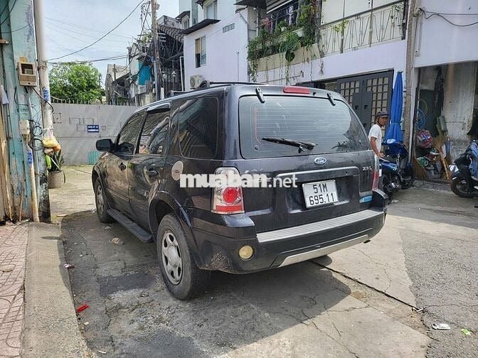 Ford Escape 2006 2.3L AT Đen 98500 km