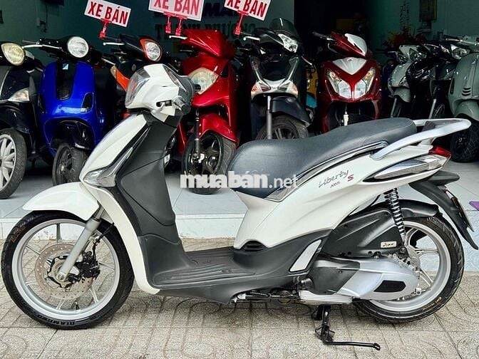 📣 Piaggio Liberty S 125cc thắng ABS đời cao Trắng
