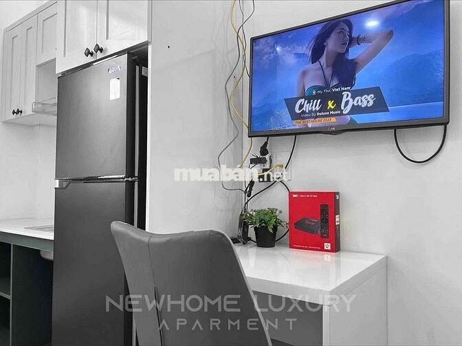 CĂN HỘ CAO CẤP FULL NỘI THẤT CỬA SỔ THOÁNG TV RIÊNG THIẾT KẾ HIỆN ĐẠI