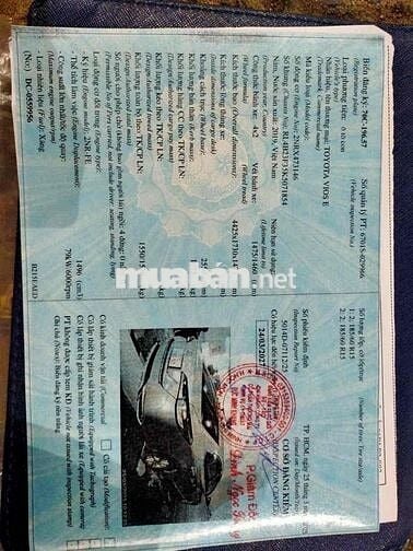 Toyota Vios 2019 1.5G CVT - 97000 km