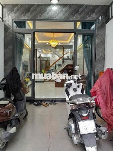 Nhà Tô Ký Trung Mỹ Tây 4x17m – Trệt 3 lầu – xe hơi thông - 5ty850