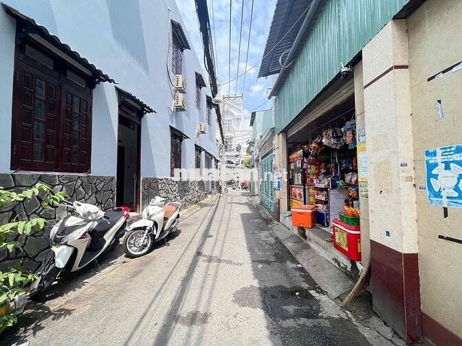 Mặt bằng kinh doanh trong hẻm làng ốc dương bá trạc hẻm đông đúc