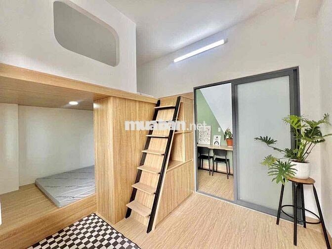 CHUNG CƯ MINI - DẠNG 1PN CÓ GÁC - FULL NỘI THẤT BAN CÔNG