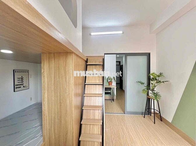 CHUNG CƯ MINI - DẠNG 1PN CÓ GÁC - FULL NỘI THẤT BAN CÔNG