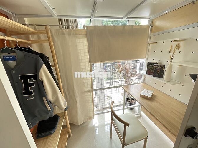 Phòng 1 người full ban công/cửa sổ Co-living P.13 Bình Thạnh