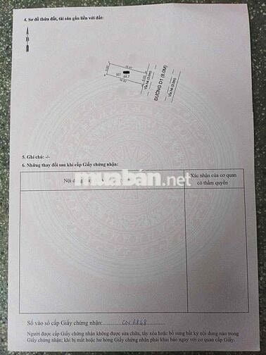 Đất mặt tiền Trục Chính, KDC phú Hồng Thịnh 9, P Bình An, Tp Dĩ An