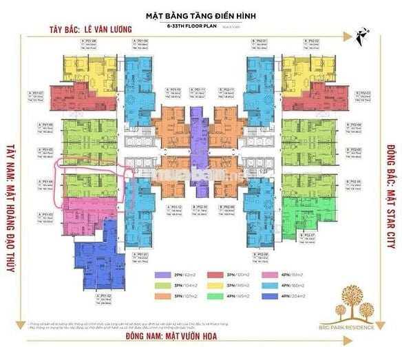 15 TỶ (CÓ TL) BRG Diamond 3PN 105 m2, bao phí LH: EM DUY