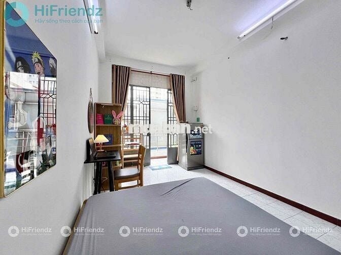 Phòng trọ dạng studio bancol siêu rẻ ngay cầu chữ Y Q1