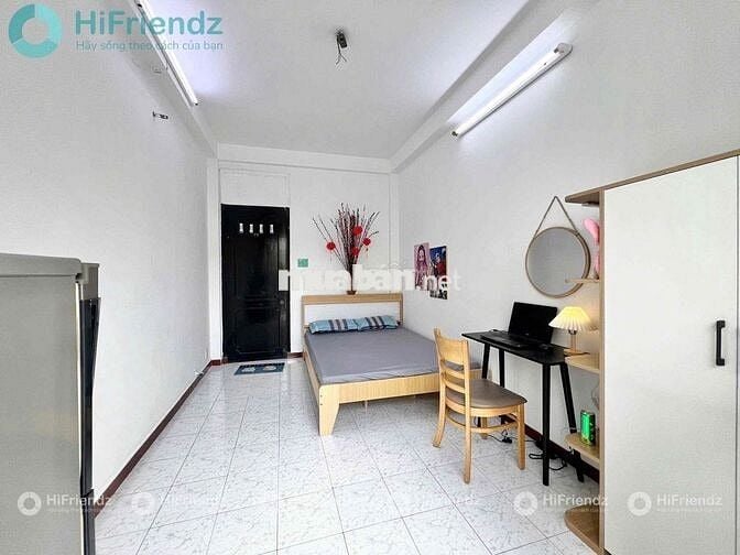 Phòng trọ dạng studio bancol siêu rẻ ngay cầu chữ Y Q1