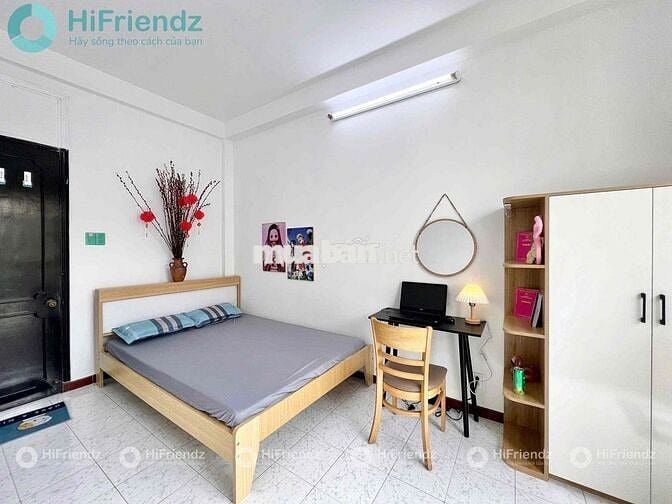 Phòng trọ dạng studio bancol siêu rẻ ngay cầu chữ Y Q1
