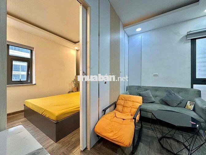 PHÒNG RỘNG 35M² – FULL NỘI THẤT – 2 MẶT TIỀN NGUYỄN HỮU CẢNH & PHẠM VI