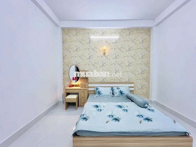 NHÀ HẺM XE TẢI KHU VỰC AN NINH GẦN CHỢ TRƯỜNG HỌC GIÁP GÒ VẤP