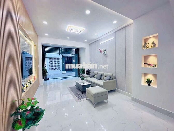 NHÀ HẺM XE TẢI KHU VỰC AN NINH GẦN CHỢ TRƯỜNG HỌC GIÁP GÒ VẤP