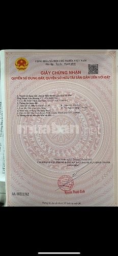 Đất sổ hồng riêng 130m2 ODT hẻm 6m BV Nhi Đồng 3 x Nguyễn Cửu Phú.