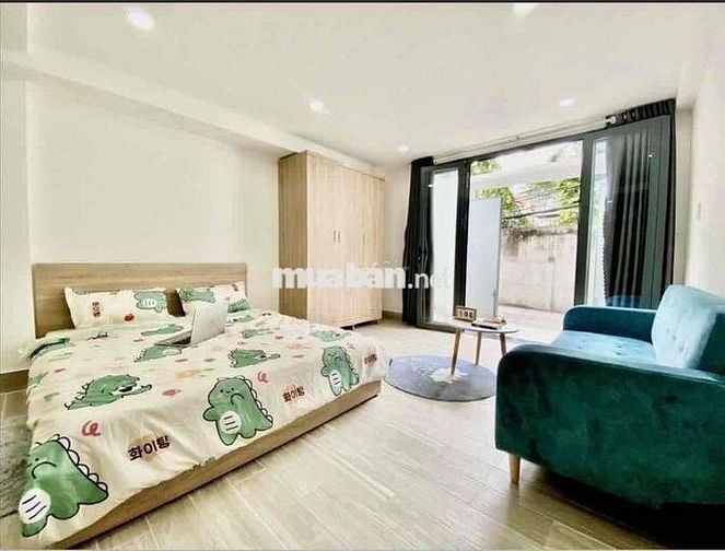 ⭐ CHO THUÊ PHÒNG CHDV – UNG VĂN KHIÊM – 1PN SÂN TRƯỚC – KHU ĐƯỜNG D