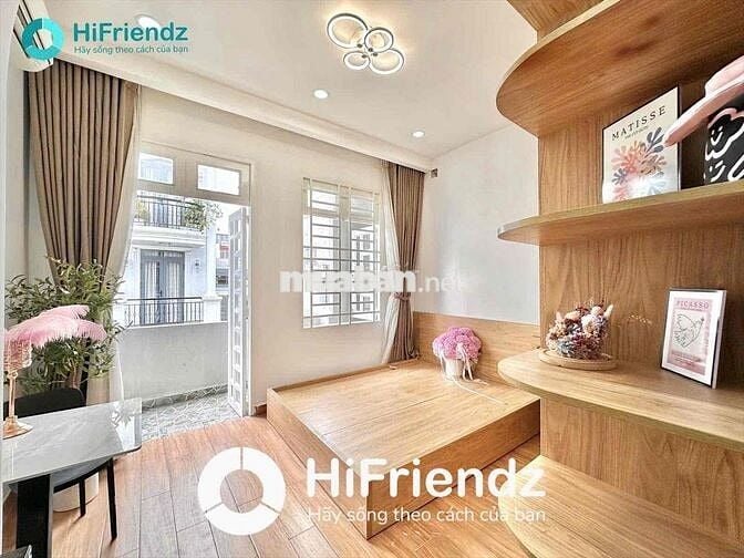 STUDIO TONE GỖ SIÊU XINH MỚI XÂY FULL NỘI THẤT GẦN AEON MALL-HUIT-VHU