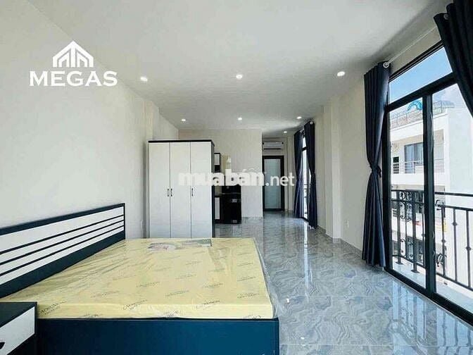 STUDIO BAN CÔNG 40M2 NGAY MẶT TIỀN ĐƯỜNG - GẦN ĐH VĂN LANG