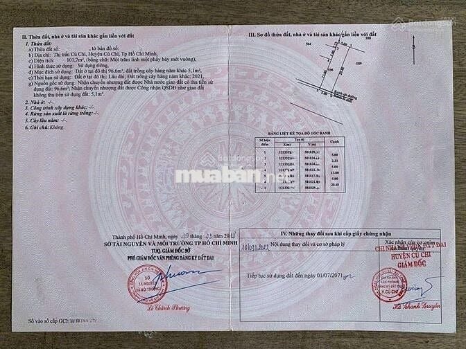 101m2 giá 1,3 tỷ ngay ngay gần KCN Tây Bắc sổ riêng view công viên