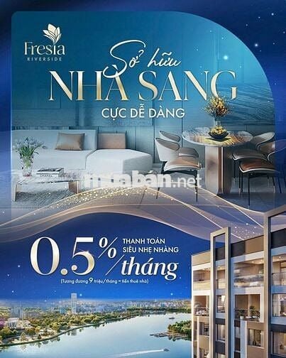 CĂN HỘ CAO CẤP BIÊN HÒA - FRESIA RIVERSIDE LIỀN KỀ AEON MALL 12HA