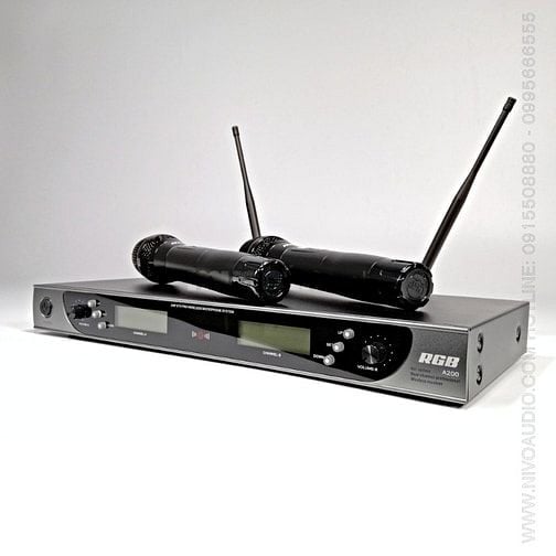 Mic karaoke không dây nhập khẩu chính hãng RGB A-200.