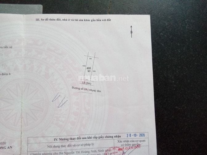 Bán đât kdc xuyen a, ngay câu nho Hoc mon Tphcm