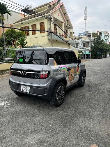 VinFast VF3 Pin Mua 2025 Xám Xi Măng xe lên đồ 