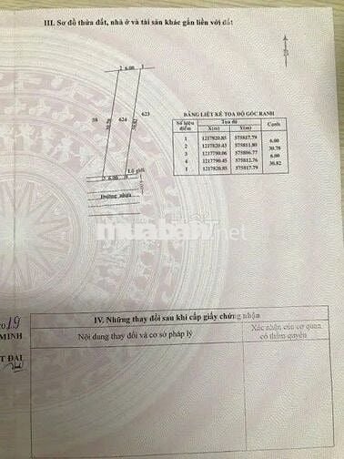 Bán gấp đất 179m2 1tỷ2 đường Tỉnh Lộ 7 gần ngã tư Phước Thạnh Củ Chi