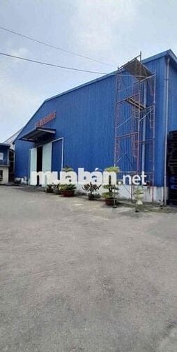 MẶT TIỀN KHO XƯỞNG( 2.500m2 ) NỀN EPOXY ( CONTAIENR