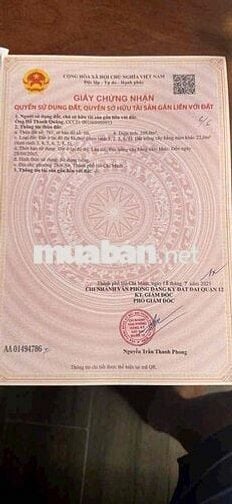 🟢Bán 2 lô đất mặt tiền sông Ông Đụng Q12 Gần trường học Tô Ngọc Vân Đư