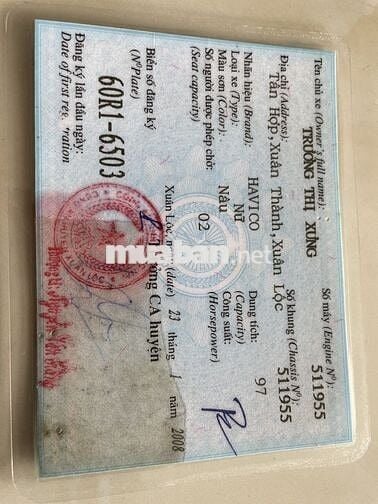 Cần bán xe Dream Hàn Quốc chính hãng