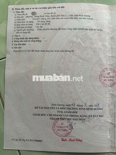 Nhà Cấp 4 Cũ Mặt Tiền Nhựa Gần Uỷ Ban Phường Chánh Hiệp