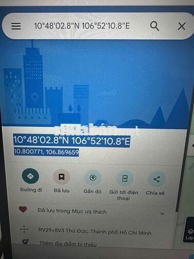 BÁN ĐẤT THỔ 1040M2,TX 25 QUẬN 12 ,36 TỶ