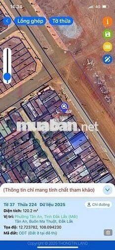🌟 BÁN ĐẤT MẶT TIỀN ĐƯỜNG VÀO TDP12 TÂN AN-BMT