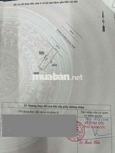 Đất mặt tiền Lê Hồng Phong, Phường Tân Đông Hiệp, Tp Dĩ An.