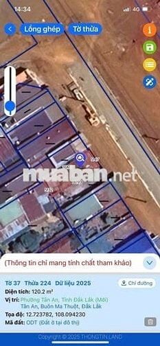 🌟 BÁN ĐẤT MẶT TIỀN ĐƯỜNG VÀO TDP12 TÂN AN-BMT