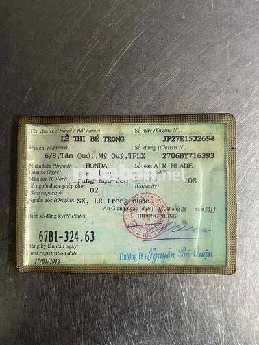 AB 2013 BS 67 HỖ TRỢ GÓP OĐ NỢ XẤU OK CÓ ĐỖI XE