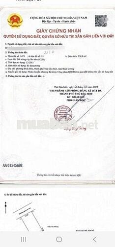 💥Giá chỉ : 13 tr 979k/m2
     Bán đất mặt tiền đường ĐX064