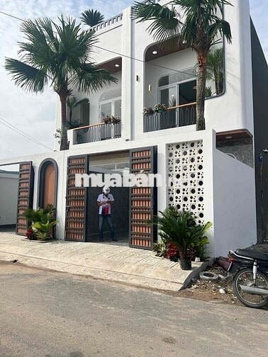 Nhà mặt tiền gần chợ Gò Đen, Cần Đước 2.8tỷ