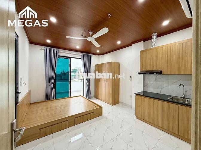 CHO THUÊ CĂN HỘ STUDIO FULL NỘI THẤT BAN CÔNG NGAY TẠI NGÕ 43 CỔ NHUẾ