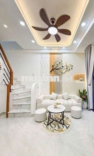 Hẻm xe hơi, Bùi Quang Là, 60m2, 3 tầng, nhà mới ở ngay, giá 6,8 tỷ