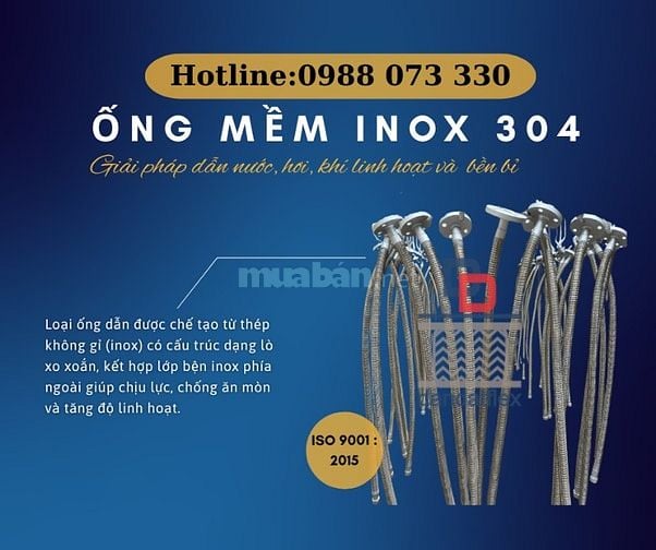 ỐNG MỀM INOX – CHỊU NHIỆT, CHỐNG GỈ, SIÊU BỀN!