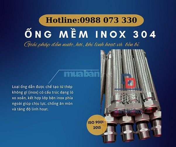 ỐNG MỀM INOX – CHỊU NHIỆT, CHỐNG GỈ, SIÊU BỀN!