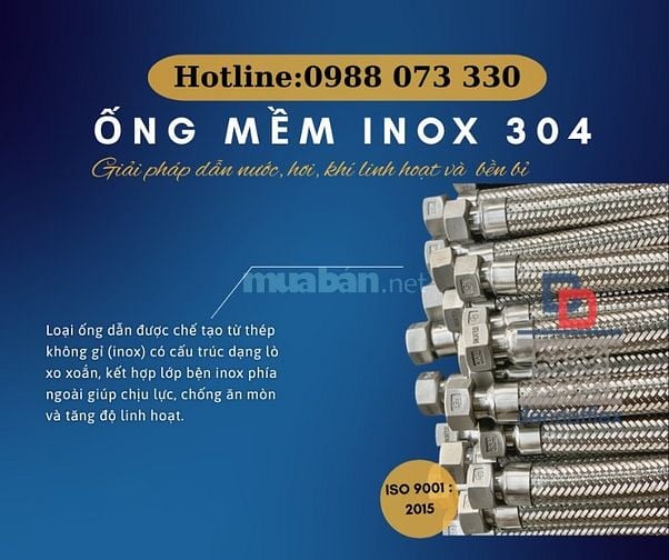 ỐNG MỀM INOX – CHỊU NHIỆT, CHỐNG GỈ, SIÊU BỀN!