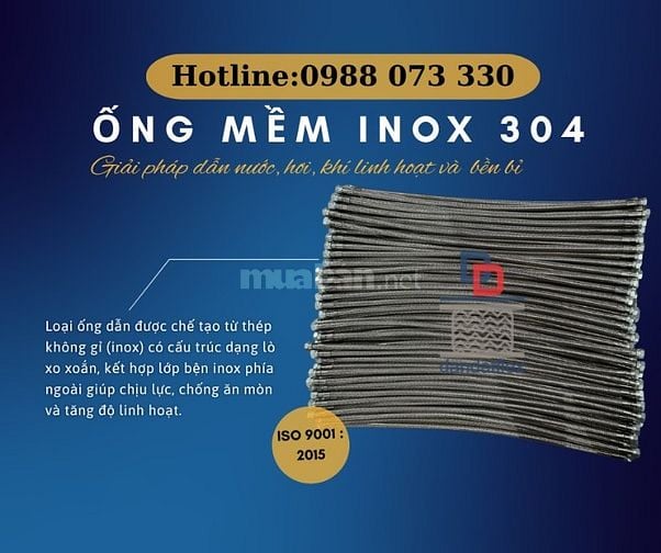 ỐNG MỀM INOX – CHỊU NHIỆT, CHỐNG GỈ, SIÊU BỀN!