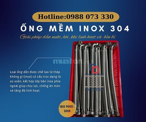 ỐNG MỀM INOX – CHỊU NHIỆT, CHỐNG GỈ, SIÊU BỀN!